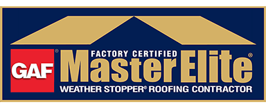 GAF Master Elite Weather Stopper Roofing Contractor Logo