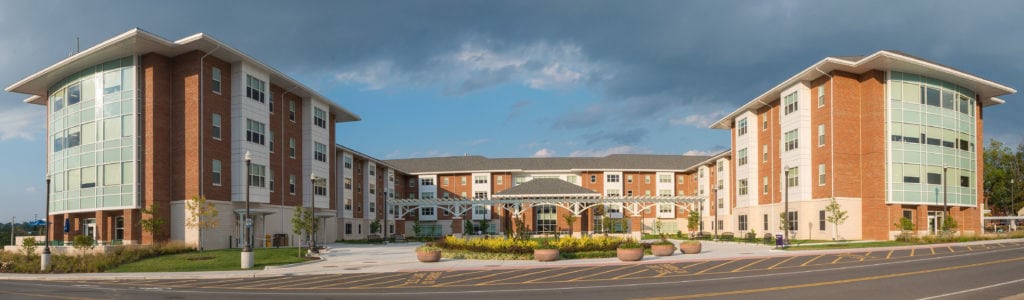 NCI commercial roofing project completed at James Madison University Grace Street Student Housing